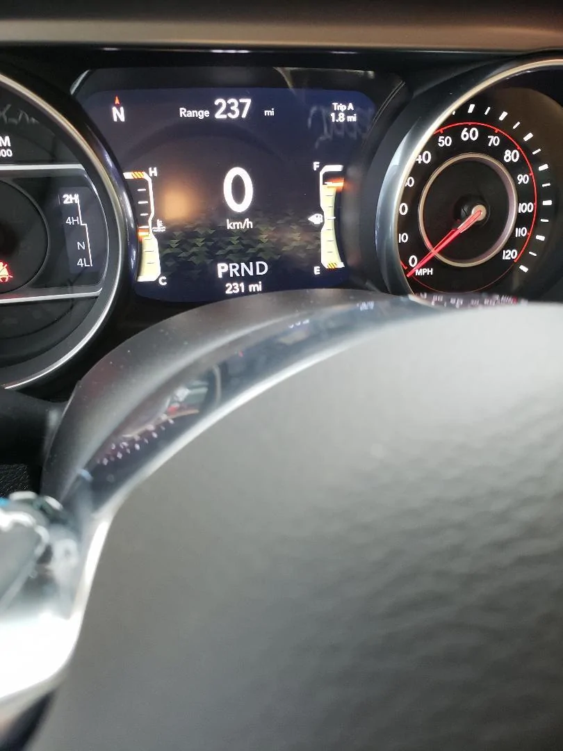 Jeep Wrangler JL Fuel tank reading error? fuel gaug