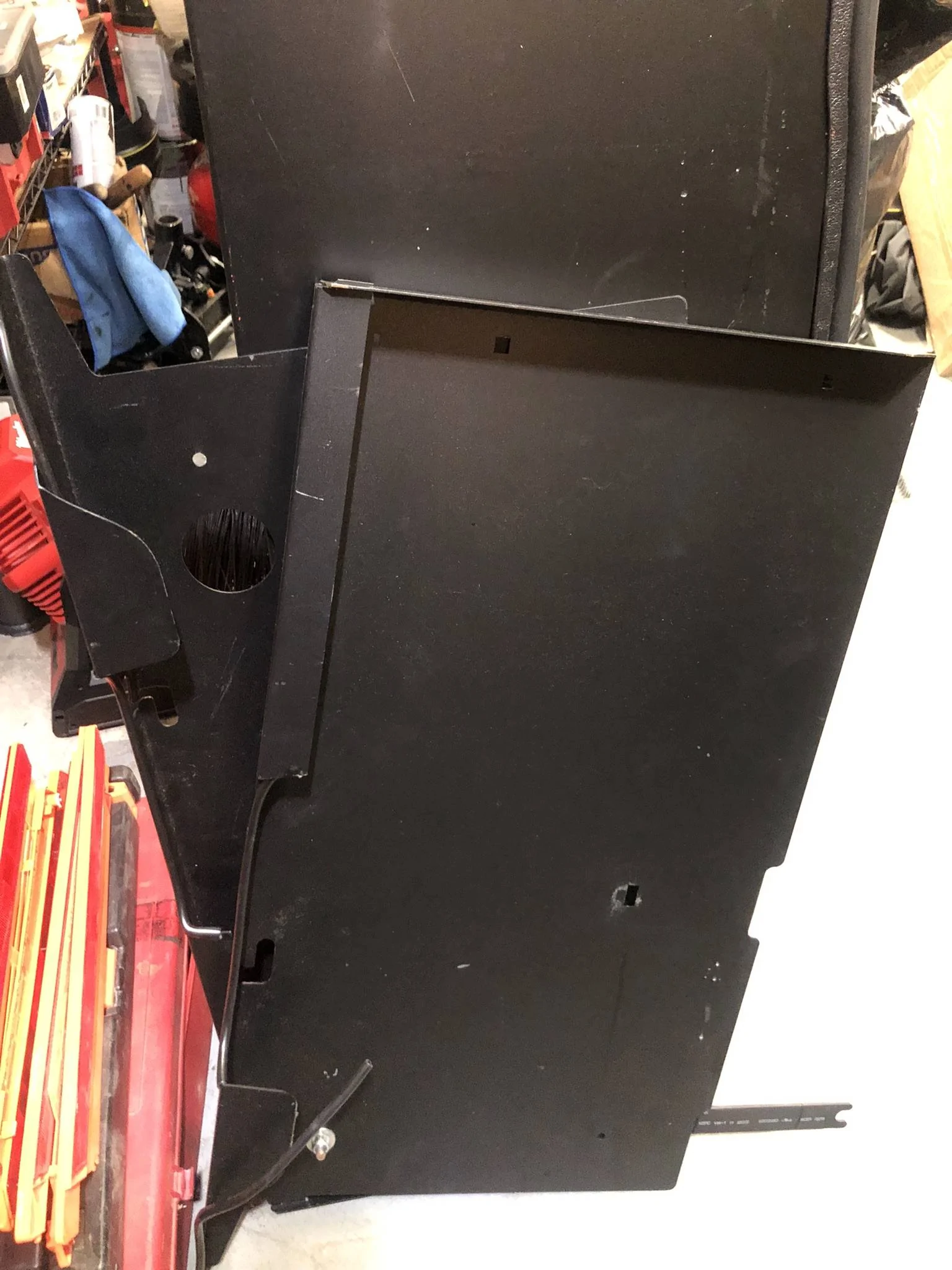 Jeep Wrangler JL Tuffy Security Deck with Milwaukee Packout mounts 29C33D81-4D83-4916-9864-AC1C1F194E09