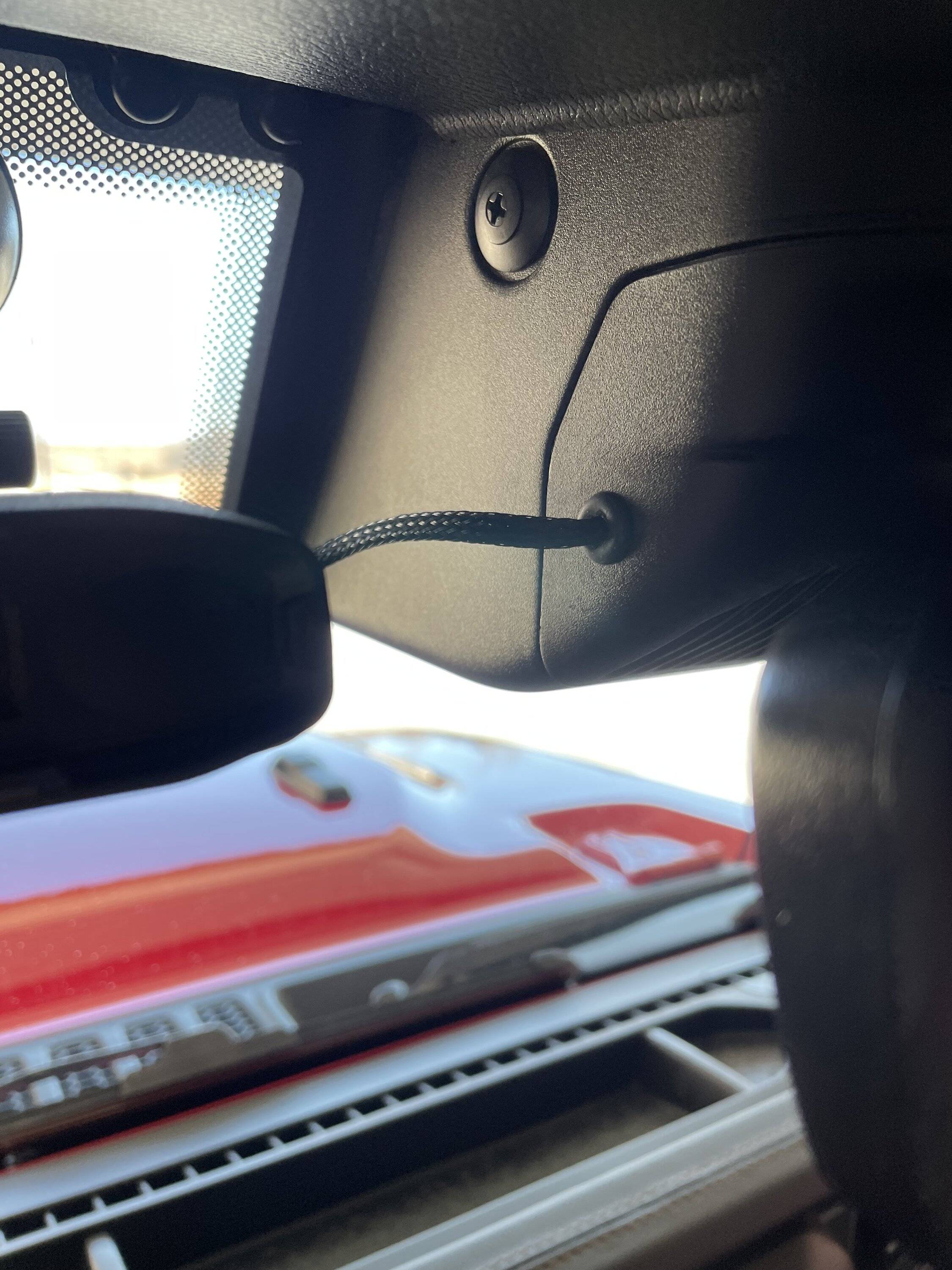 Jeep Wrangler JL 392 radar detector hard wire installation IMG_6211