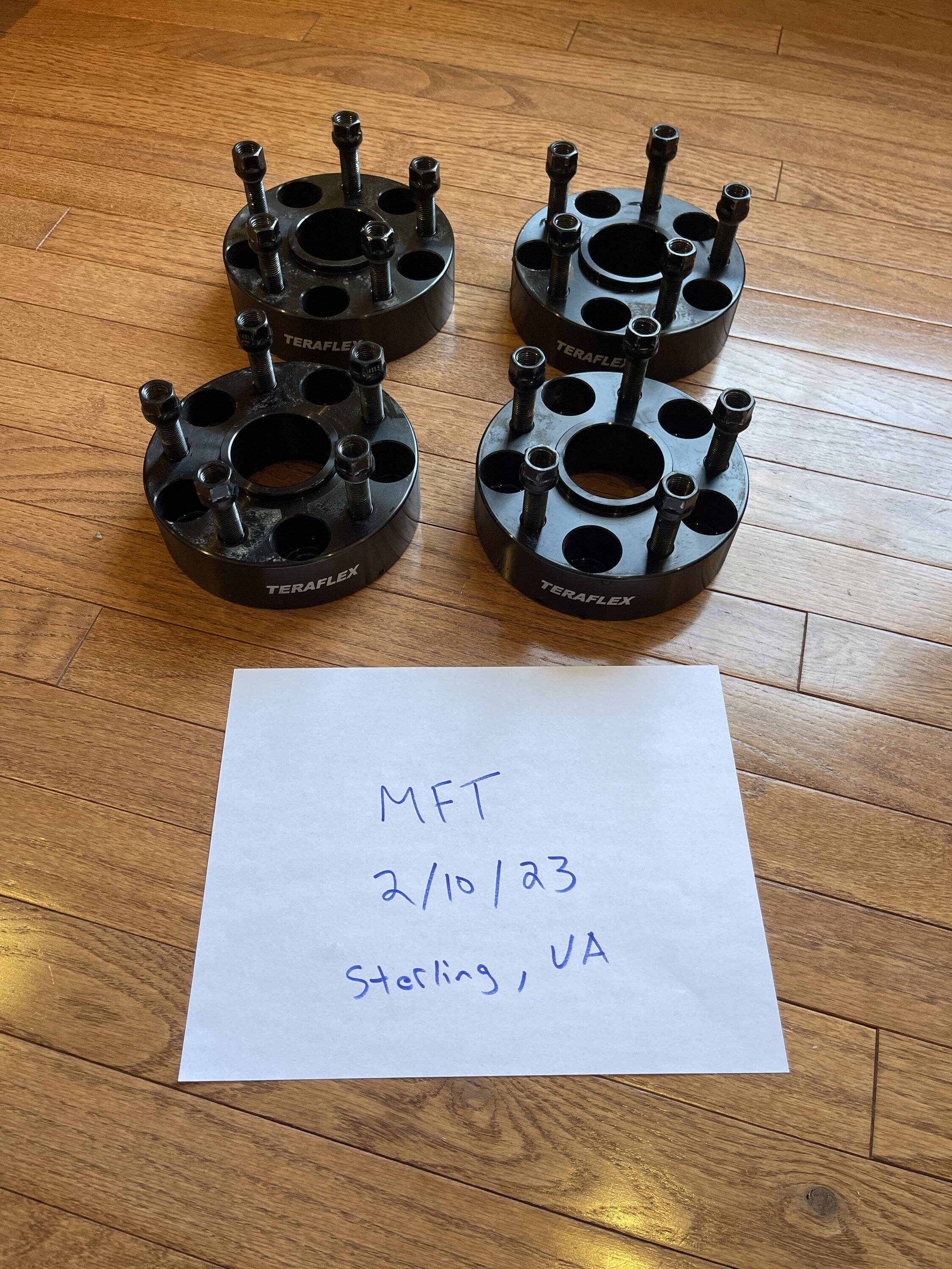 Jeep Wrangler JL Teraflex 1.75-Inch Wheel Offset Adapters IMG_4440