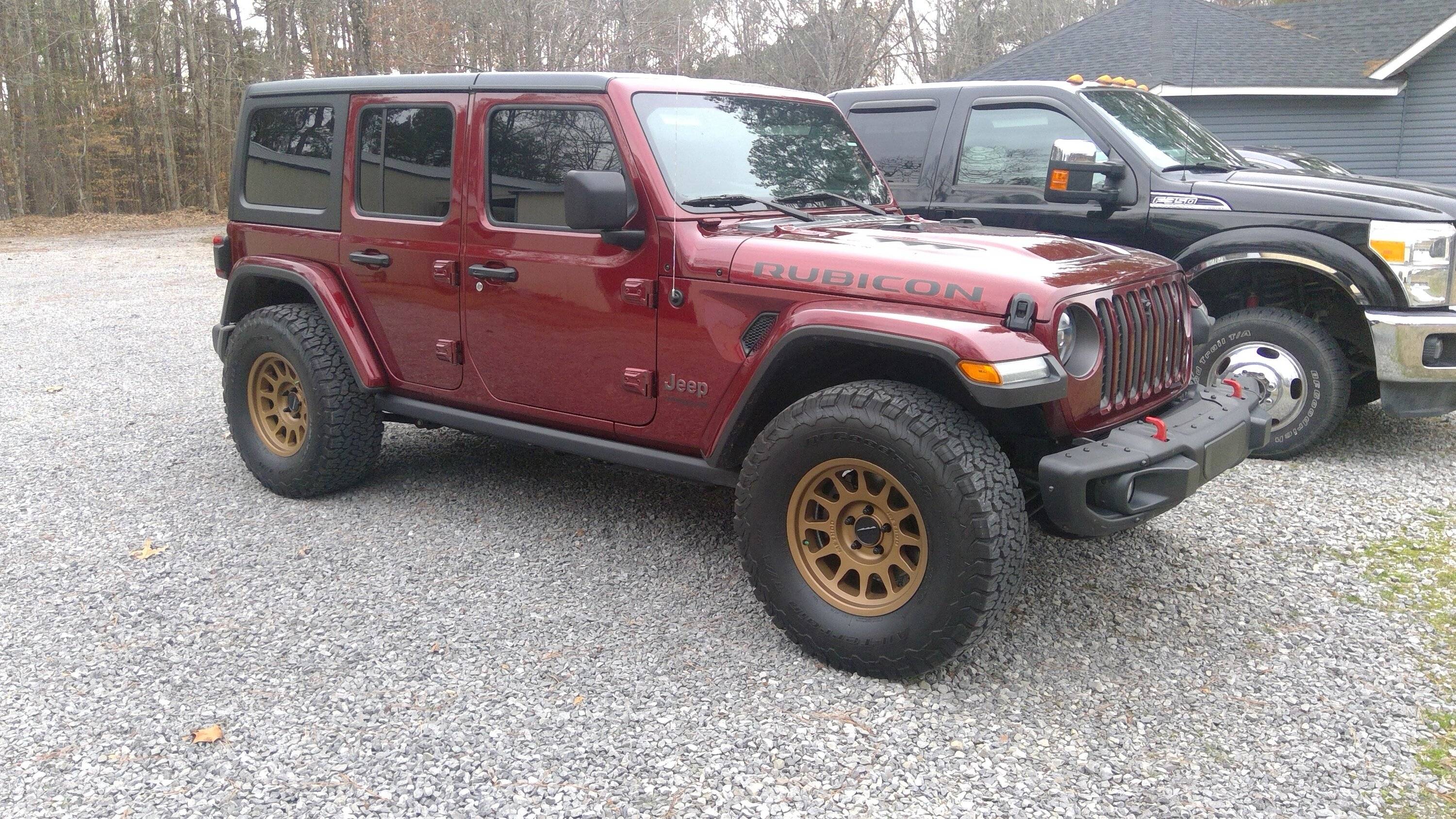 Jeep Wrangler JL Another Tazer question 2021 Rubicon 703 wheels