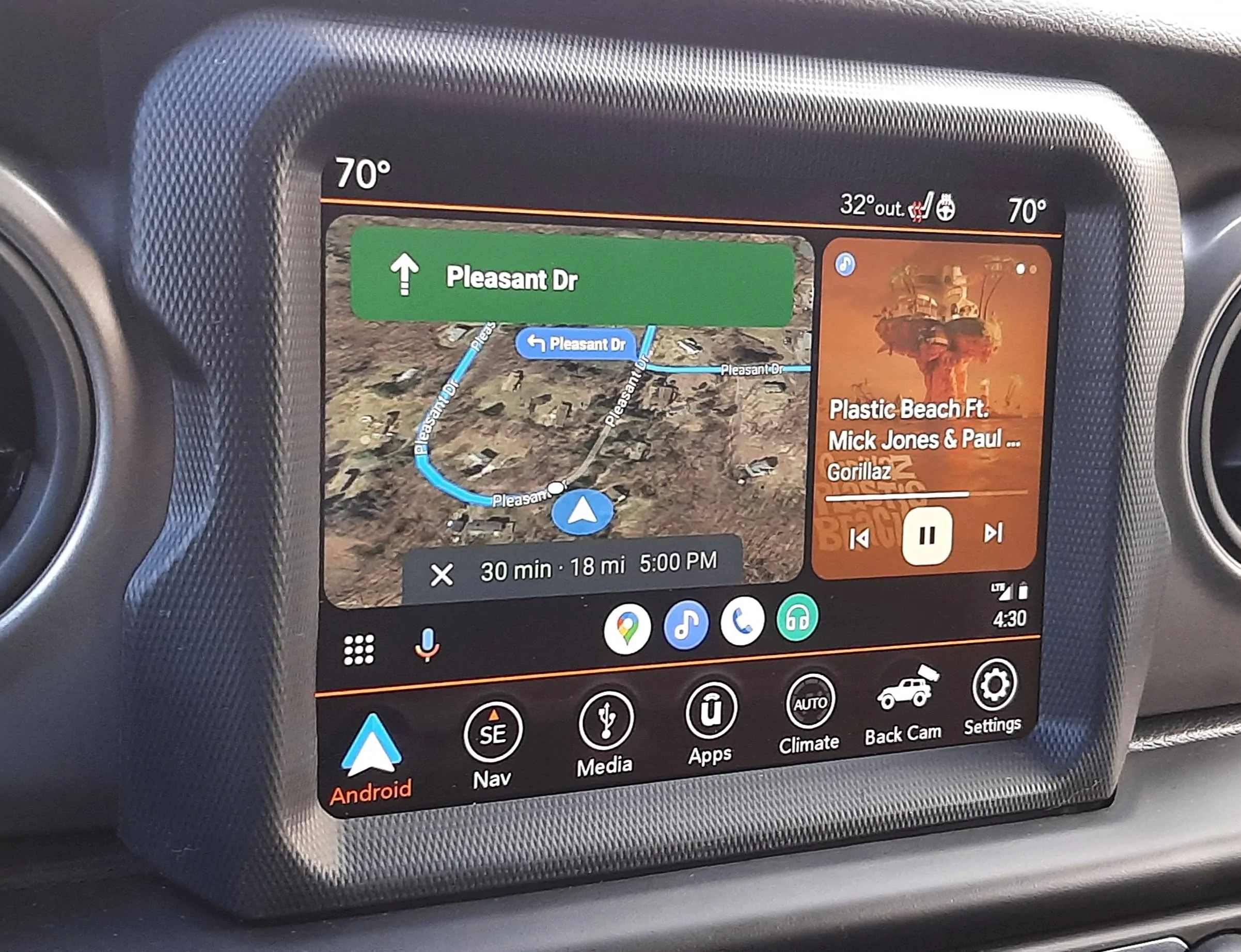 Jeep Wrangler JL Android Auto - Smartphone App Update Related 20230202_163025