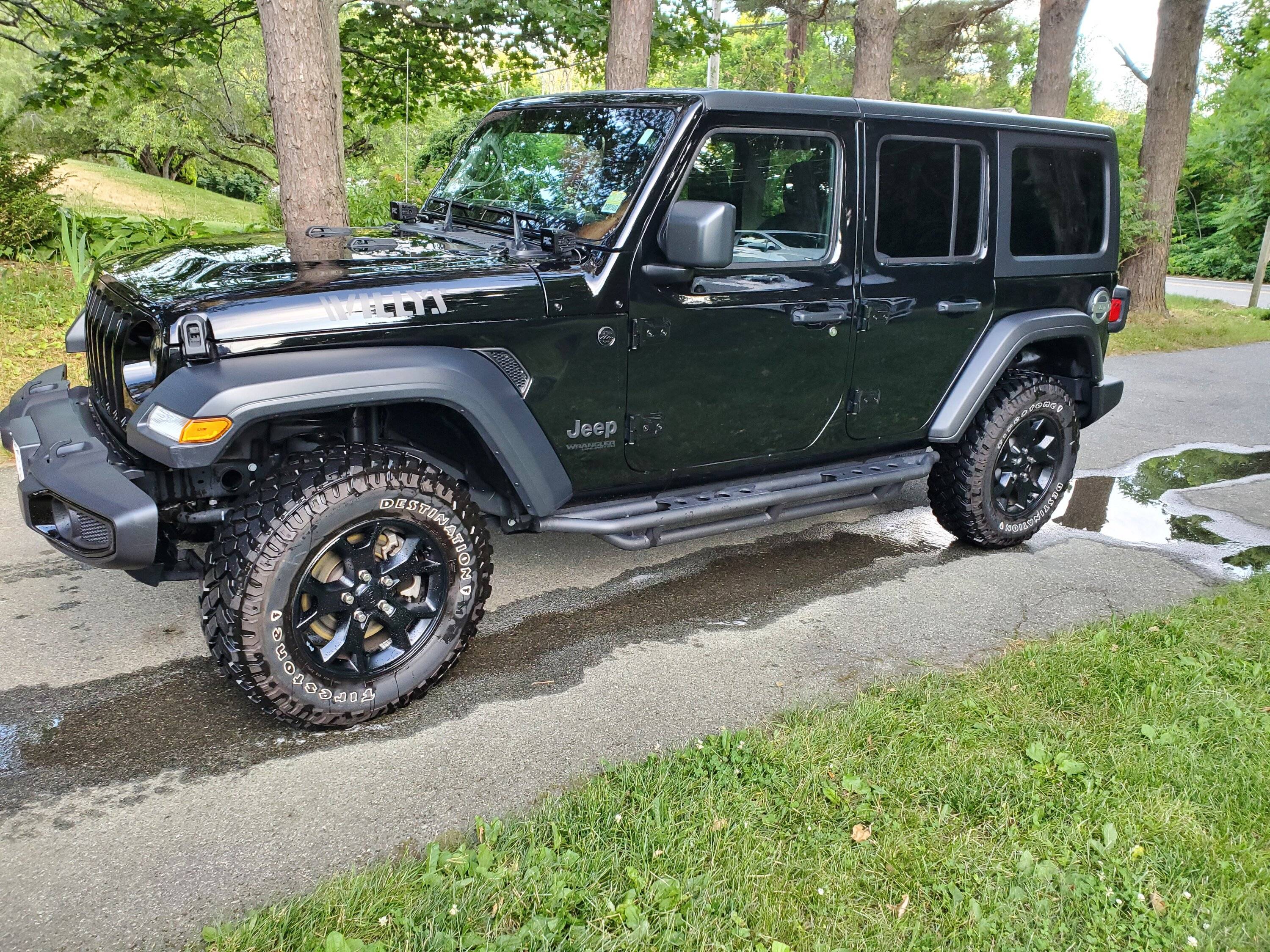 Jeep Wrangler JL Stock willys rake 20220703_193334