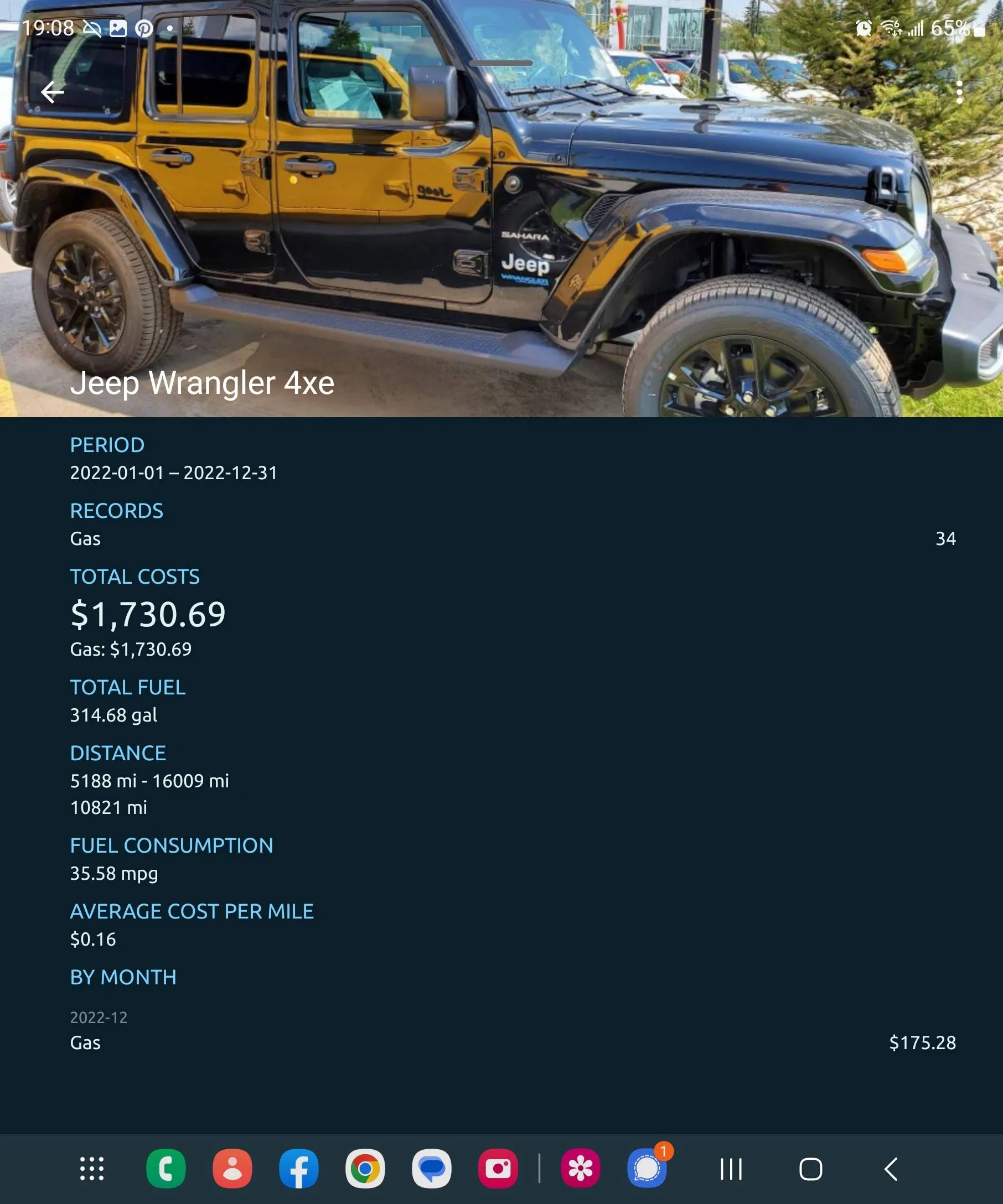 Jeep Wrangler JL FORM Screenshot_20230208_190841_Fuelio