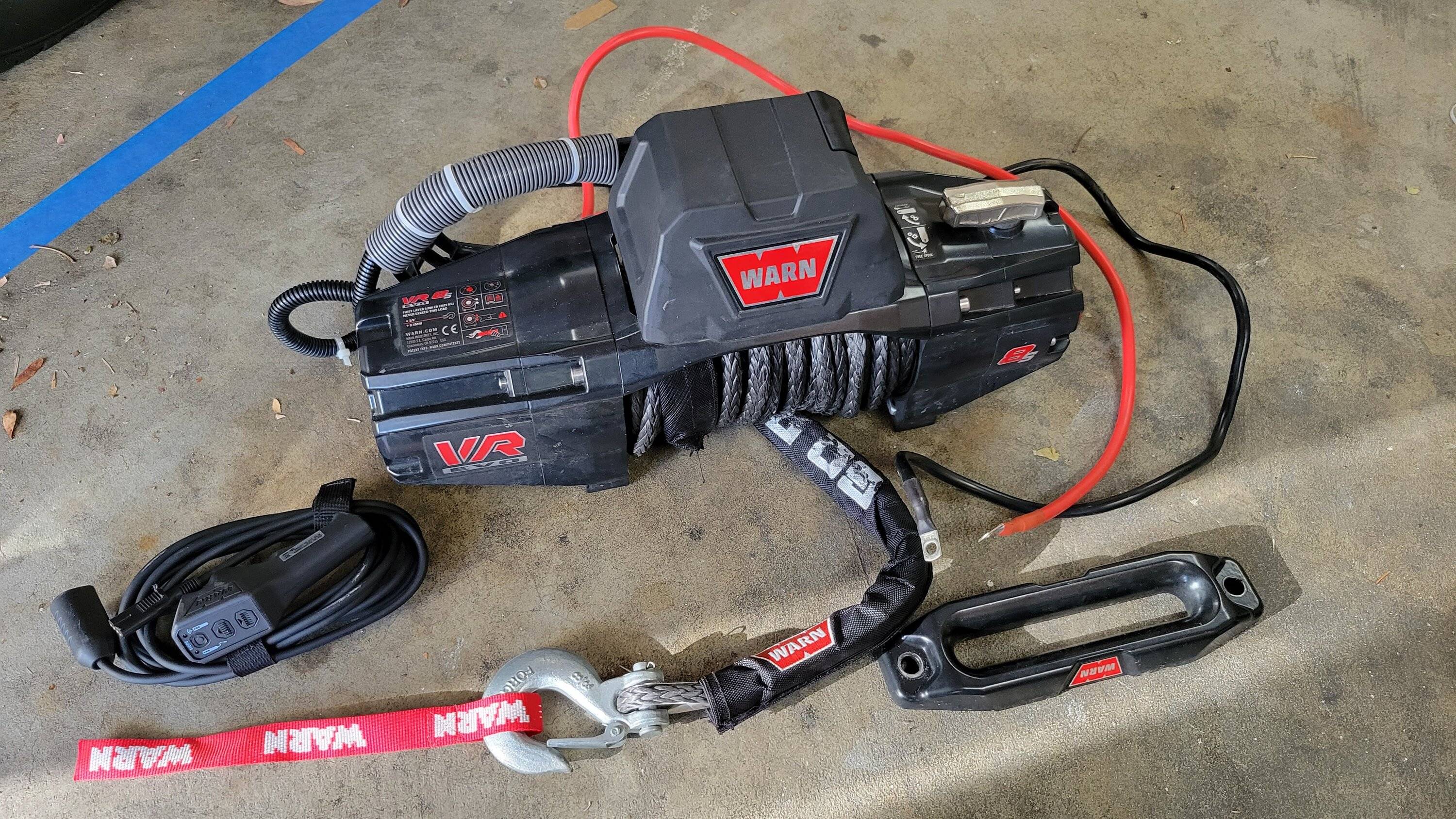 Jeep Wrangler JL Warn VR EVO 8-S Winch w1