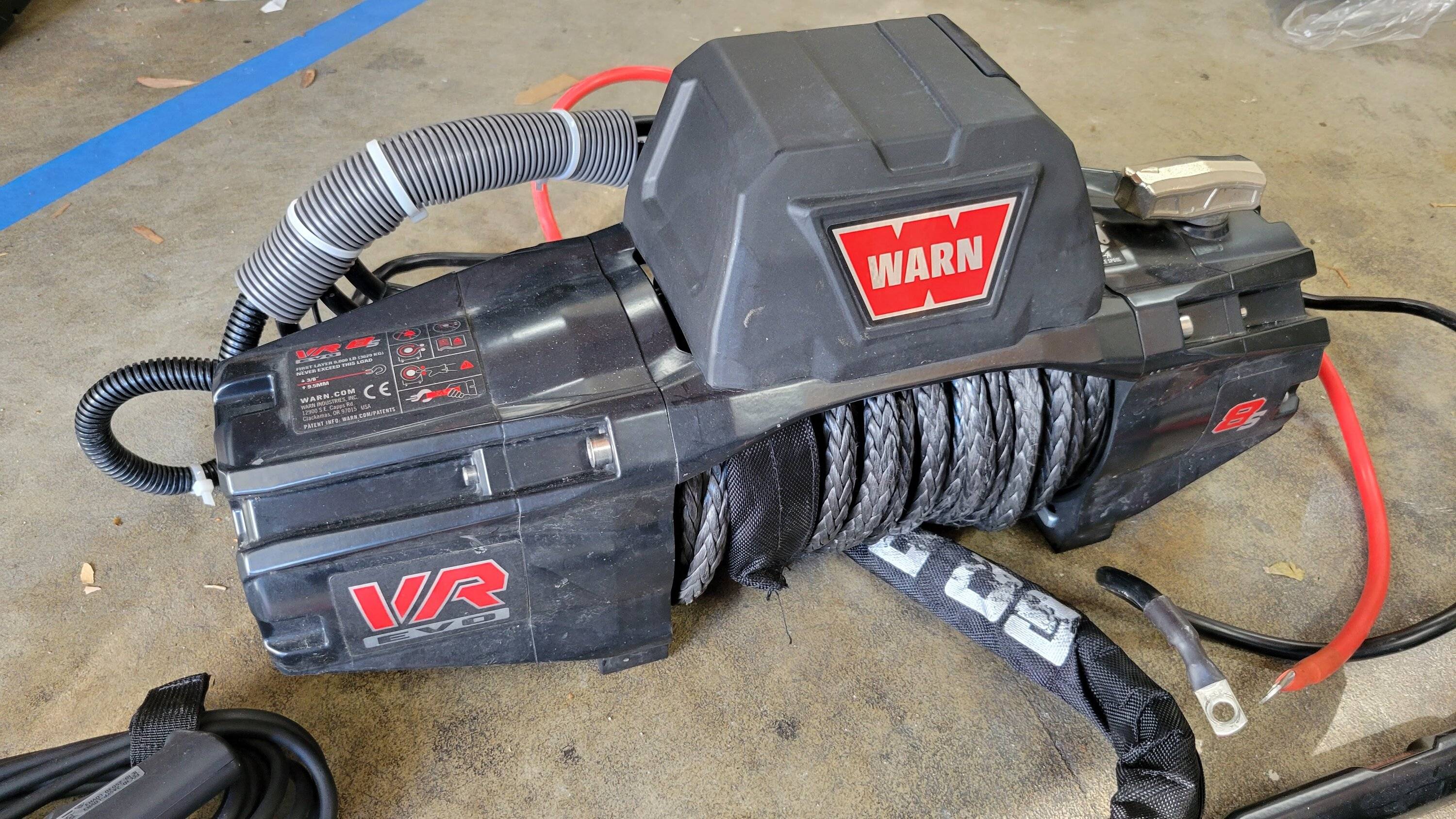 Jeep Wrangler JL Warn VR EVO 8-S Winch w2