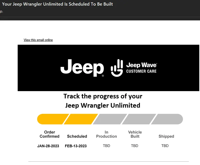 Jeep Wrangler JL 2023 Orders - Check in here Captur