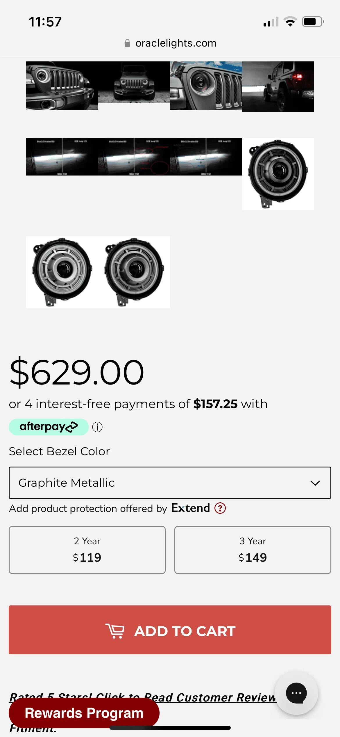 Jeep Wrangler JL Oracle Oculus bi-Led headlights for sale 0587B2F5-8703-4FFF-91D4-82A260AC1F59