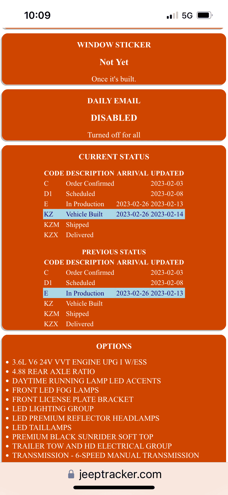 Jeep Wrangler JL 2023 Orders - Check in here 871BB184-9C58-4777-8F45-098416E014B3