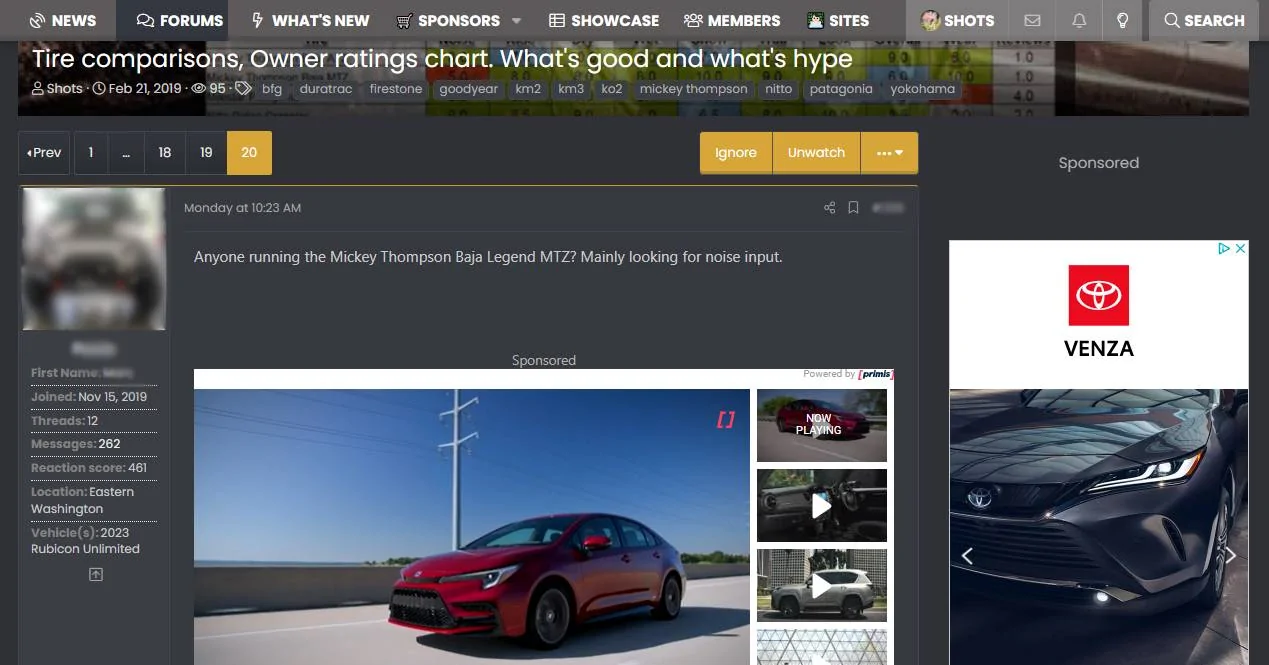 Jeep Wrangler JL Annoying pop-up ads wtf