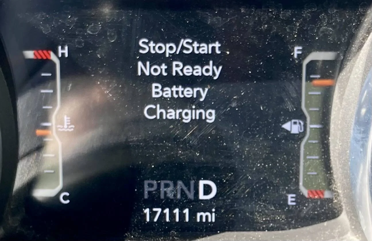 Jeep Wrangler JL Start/Stop Not Ready Battery Charging? IMG-5479