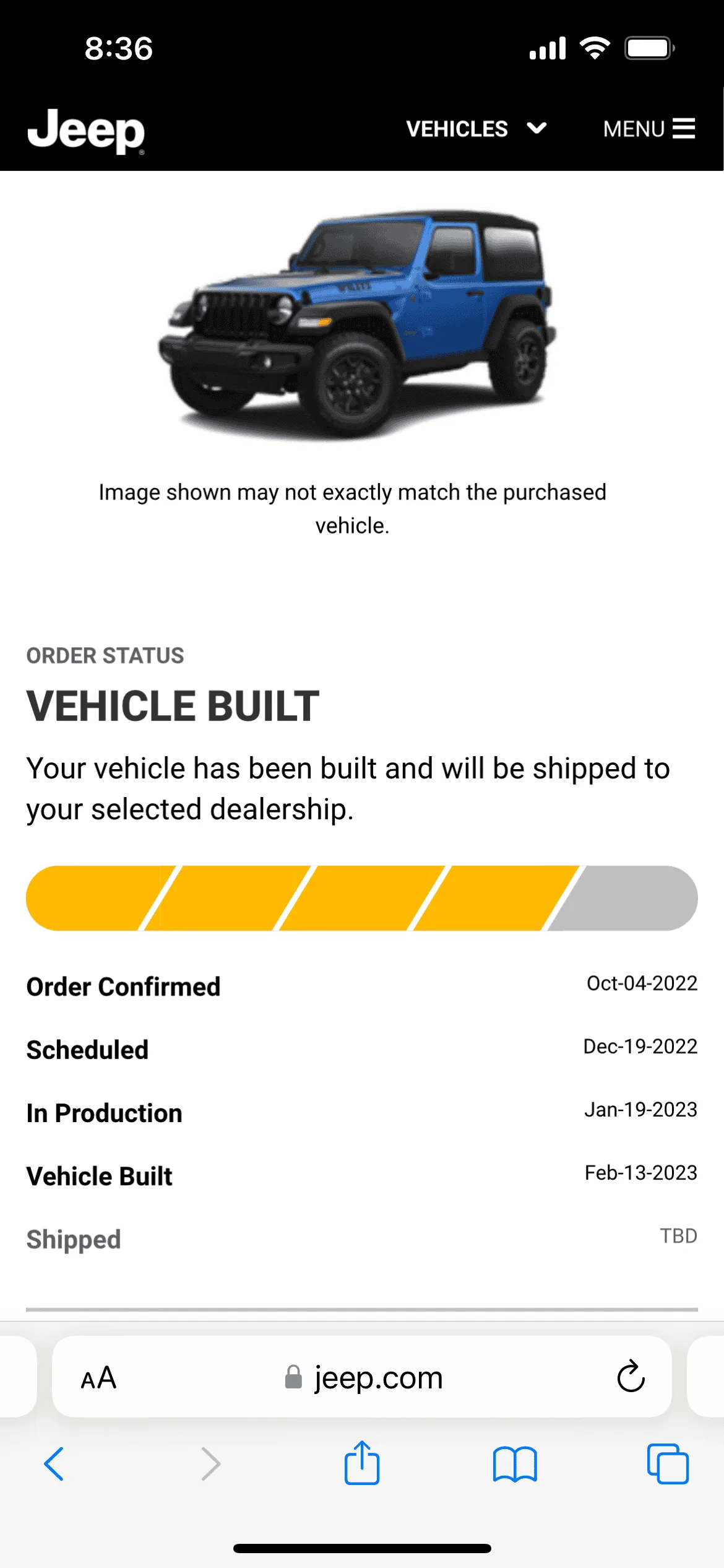 Jeep Wrangler JL 2023 Orders - Check in here C2CFF2C1-15BE-4694-8158-F3993B9C355E