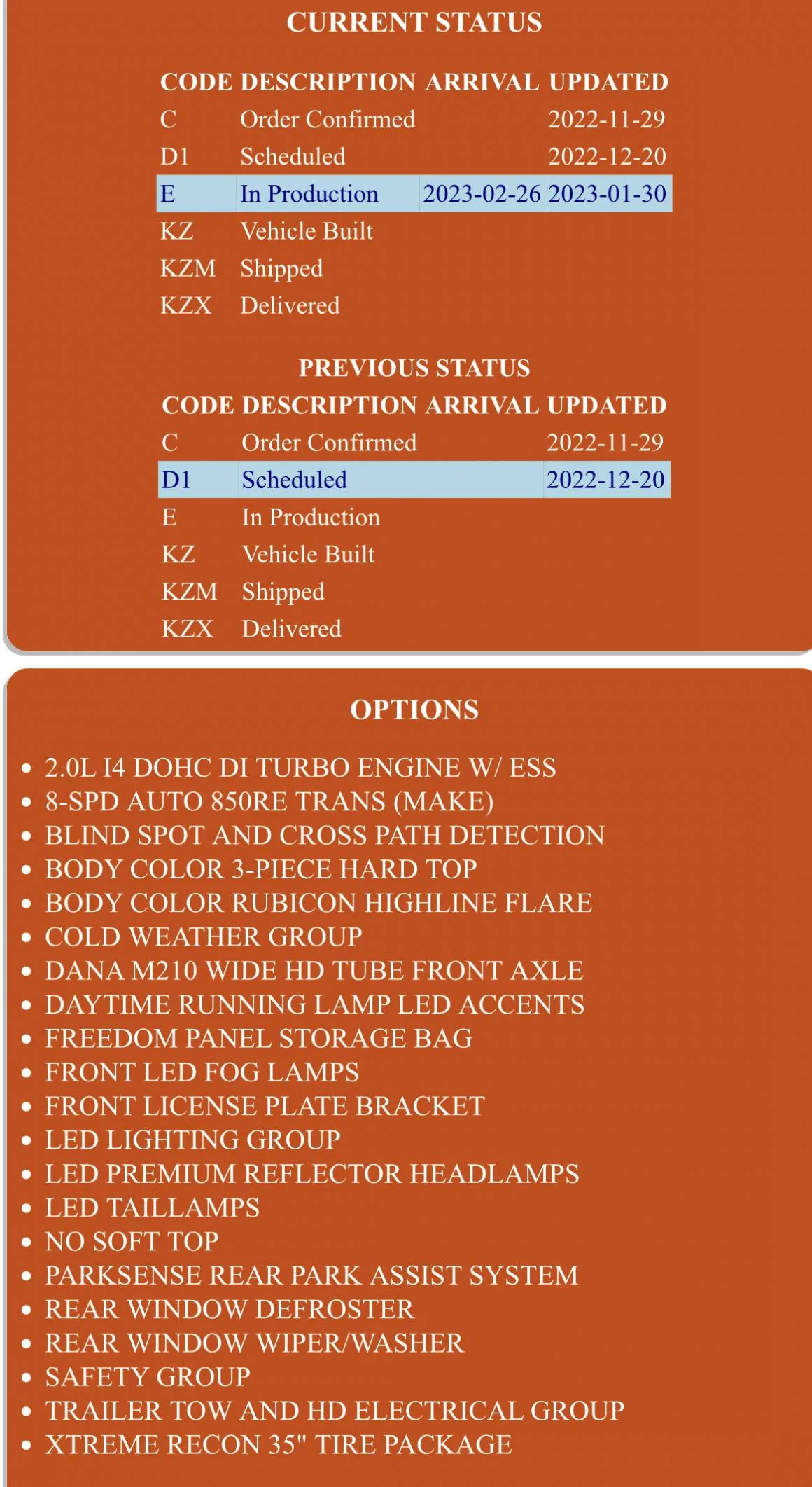 Jeep Wrangler JL 2023 Orders - Check in here 55C6DEC2-1A6F-49DD-9C85-9262889B1910
