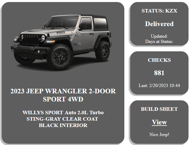 Jeep Wrangler JL 2023 Orders - Check in here Screenshot_20230220_115938