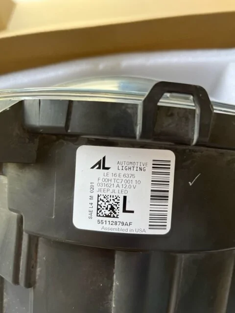 Jeep Wrangler JL OEM LED headlights 2021JLU image1 (6)