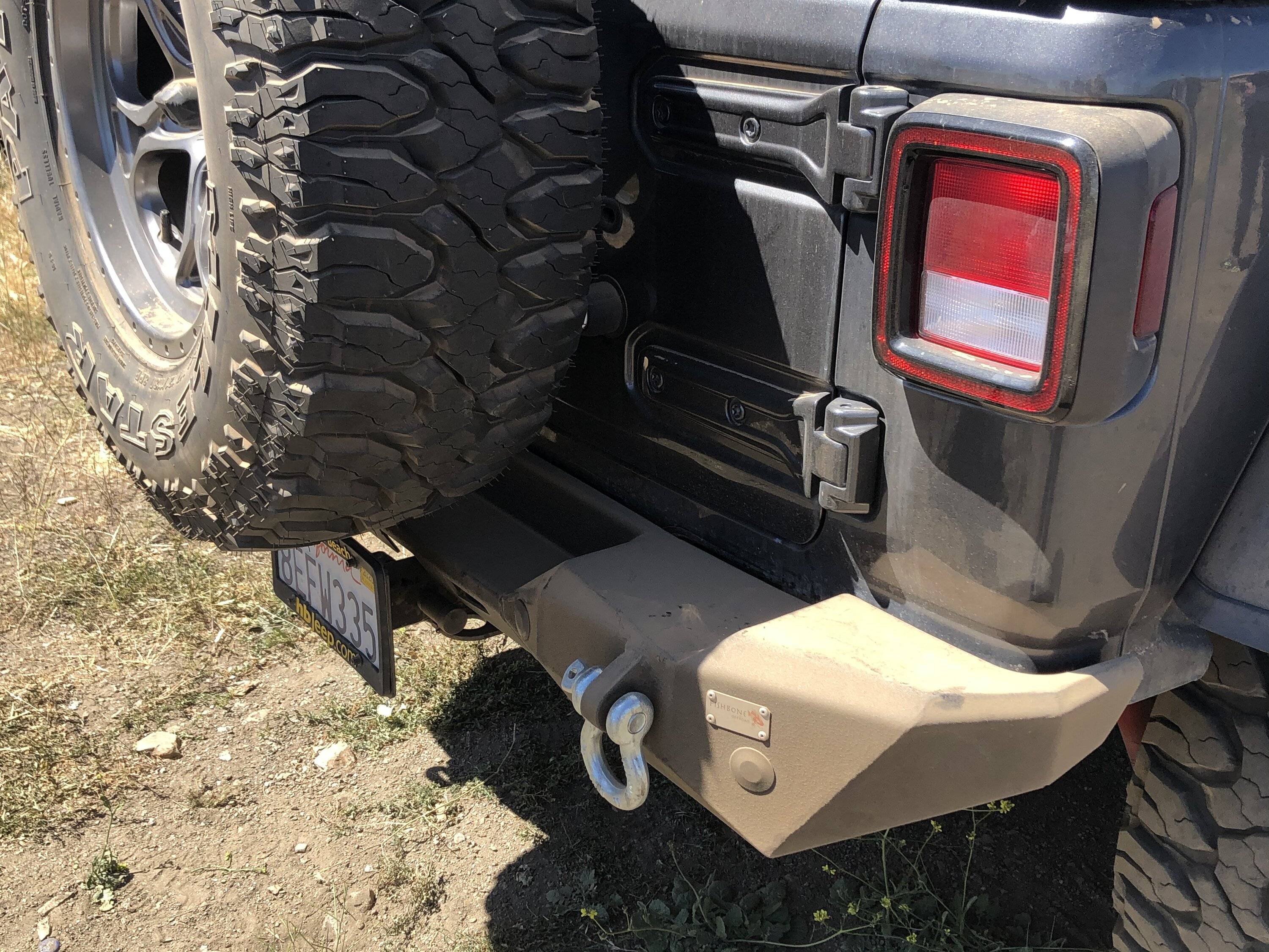 Jeep Wrangler JL Rear license plate relocation options...? 31CB2A4C-A041-42C7-9601-EB16087640E9