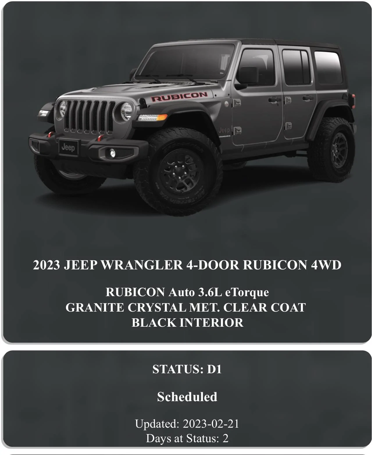Jeep Wrangler JL 2023 Orders - Check in here 5698D1B9-8693-4B0D-AF13-C878E78DB9FC