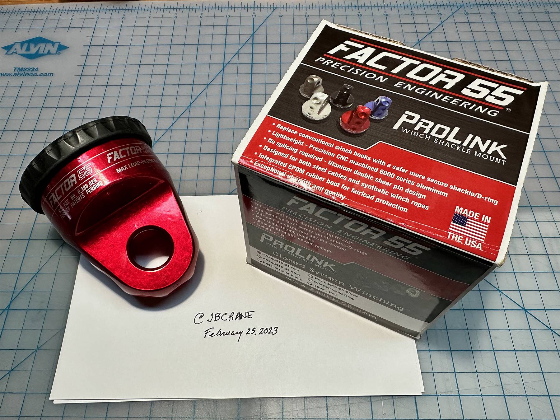 Jeep Wrangler JL Factor 55 ProLink (red) ProLink (red)