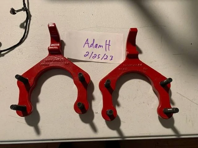Jeep Wrangler JL Rubicon Red front tow hooks tow hooks