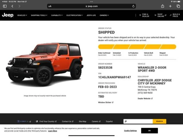 Jeep Wrangler JL 2023 Orders - Check in here 91F0B3BE-CA2D-42E7-AA11-384C8CE8249B