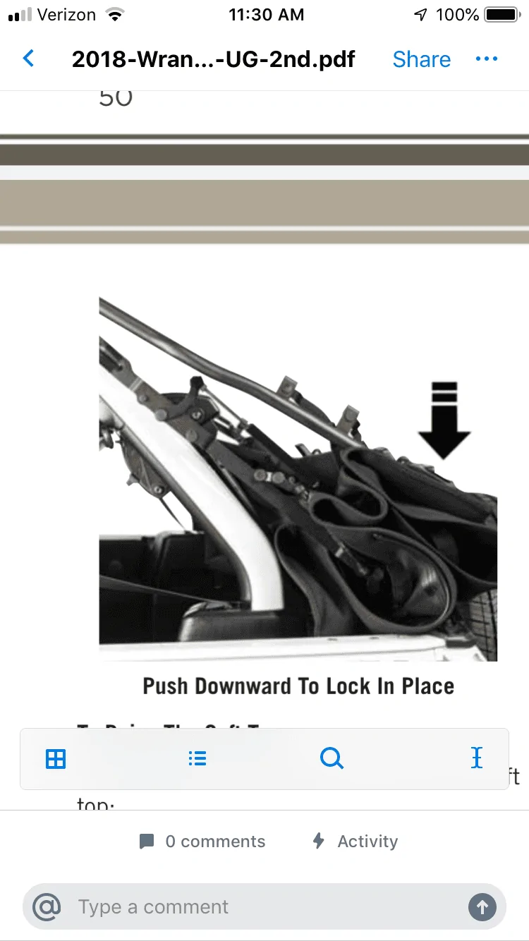 Jeep Wrangler JL 2-Door Premium Soft Top Operation 189D0051-24FC-4485-9191-0F108D7A248B
