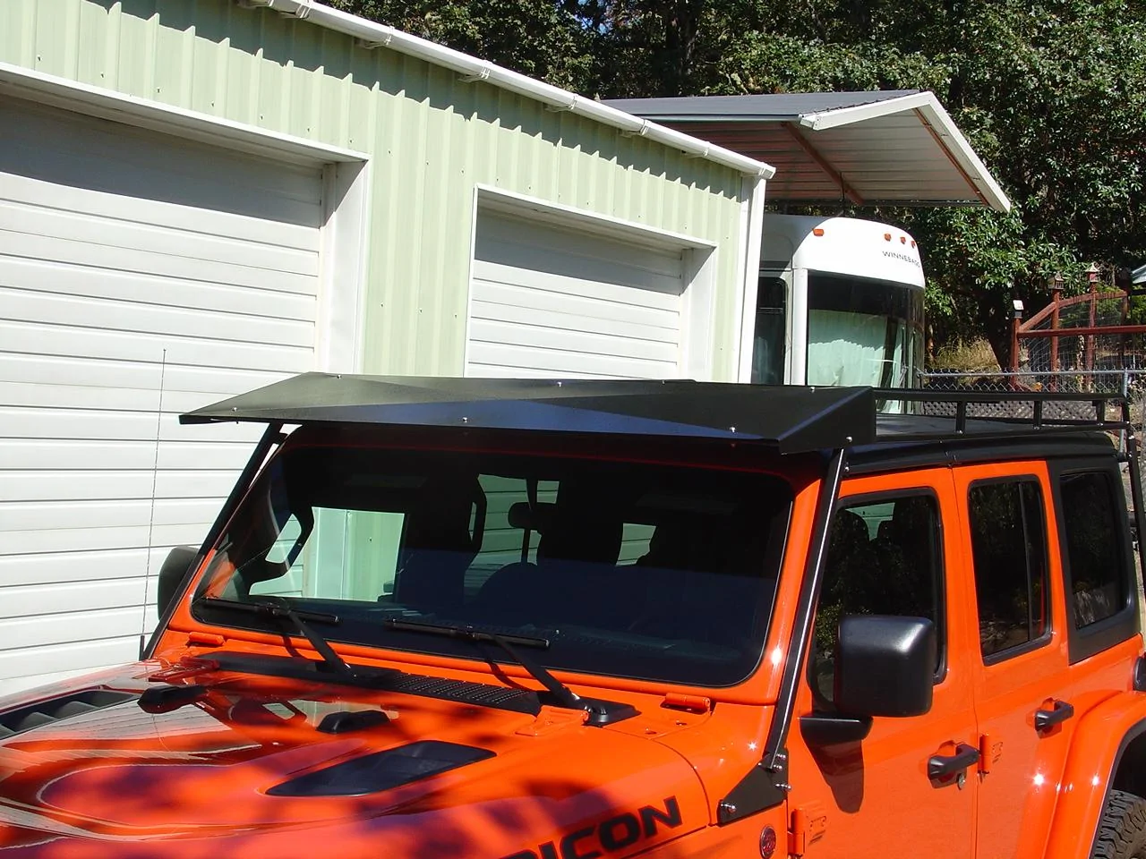 Jeep Wrangler JL Homemade roofrack for JLUR DSC00374
