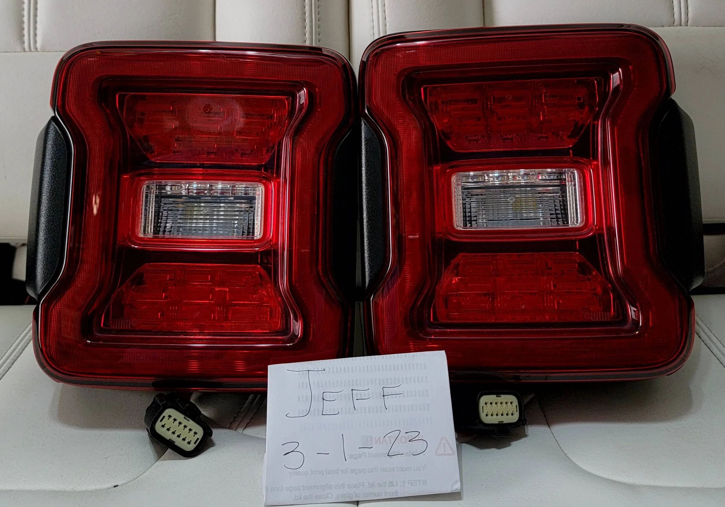 Jeep Wrangler JL JL LED Tail lights LEDs
