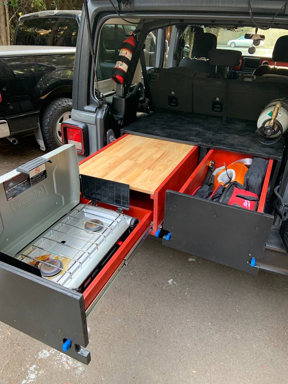 Jeep Wrangler JL Building custom rear storage boxes + camping gear A2B0DE54-57F2-402D-BA85-22C91383C42E