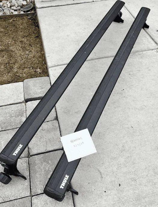 Jeep Wrangler JL Thule Crossbars (Gutter) / RollinJack. (DENVER CO) Thul