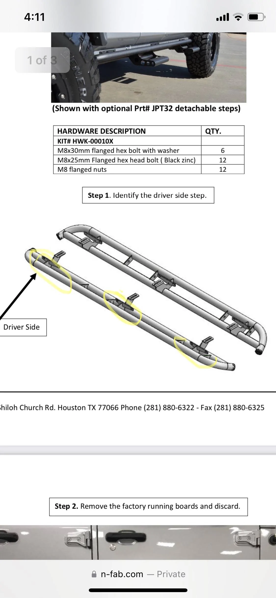 Jeep Wrangler JL N-Fab RKR Rails problems 5D84743D-87AF-4C45-B988-EF6B1335B914