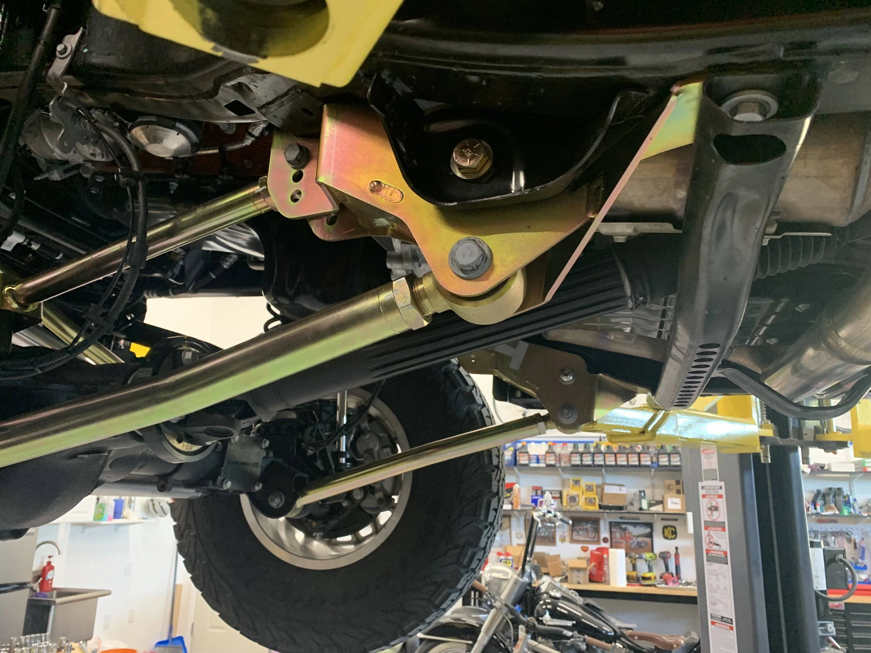 Jeep Wrangler JL Metal cloak control arm geo brackets.. IMG_5116