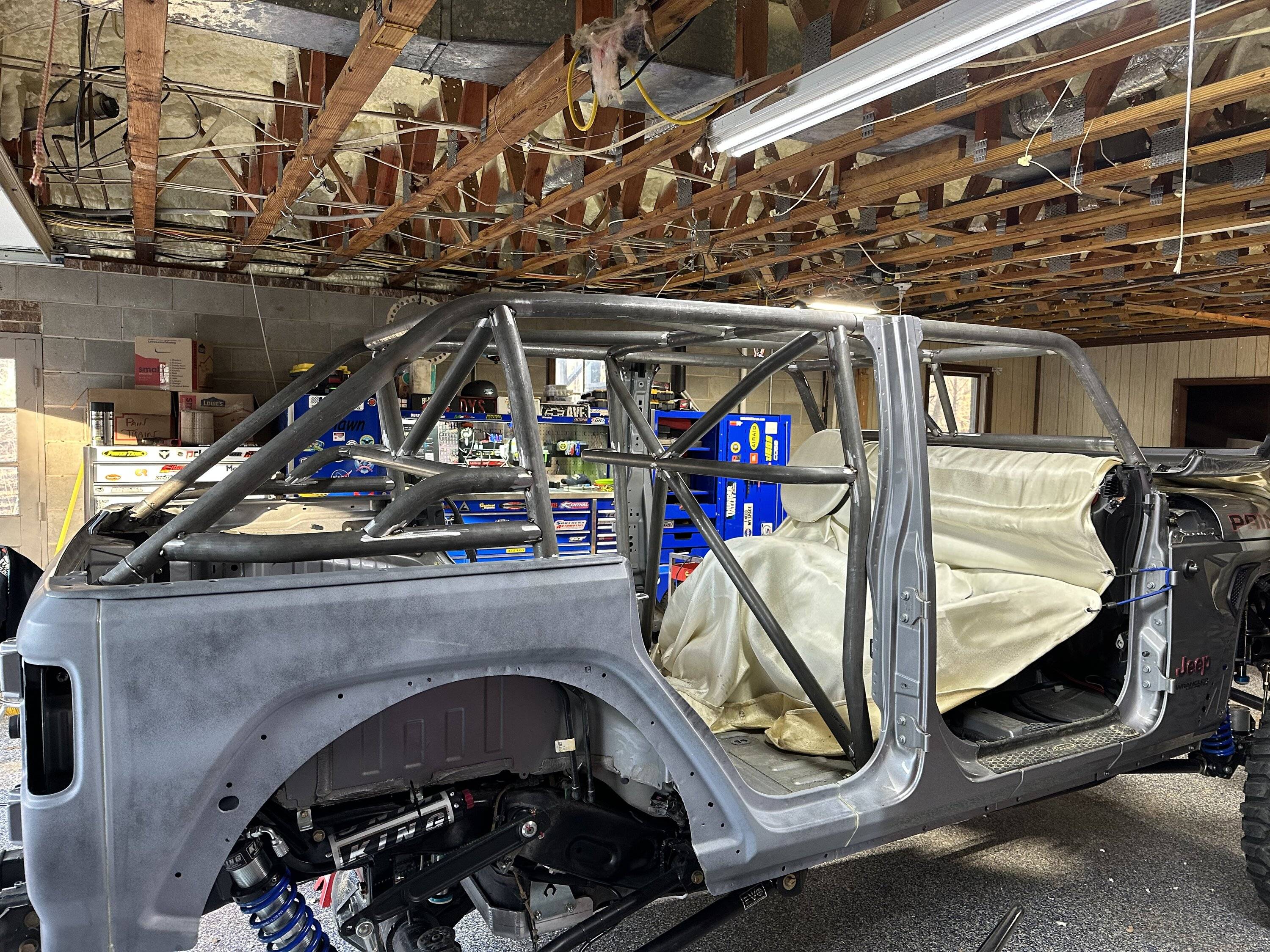 Jeep Wrangler JL GenRight Roll Cage Install 521D5153-6D3D-4D25-B068-A70C0C8B33FA