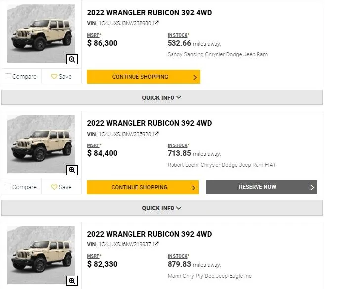 Jeep Wrangler JL 2022 build order still a possablity? 392