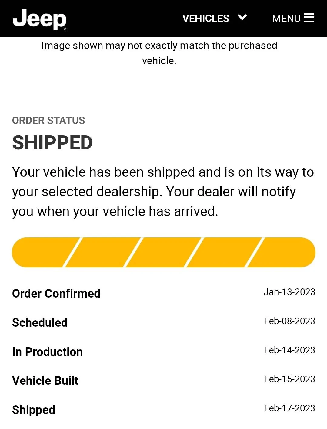Jeep Wrangler JL 2023 Orders - Check in here Screenshot_20230306_145346_Chrom