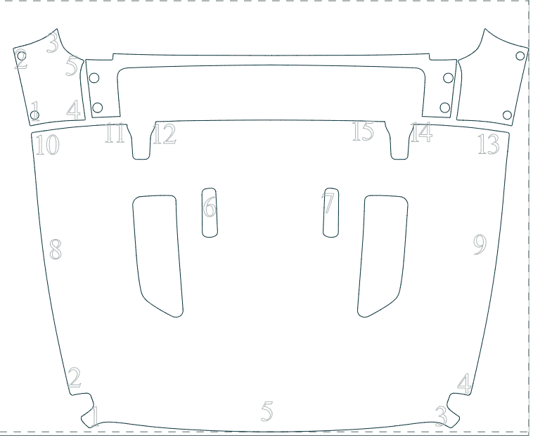 Jeep Wrangler JL Xpel ultimate  - hood hinges 1678227033572