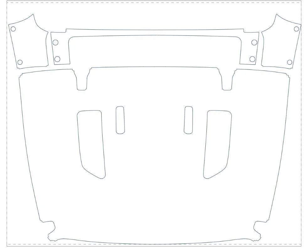 Jeep Wrangler JL Xpel ultimate  - hood hinges Captur