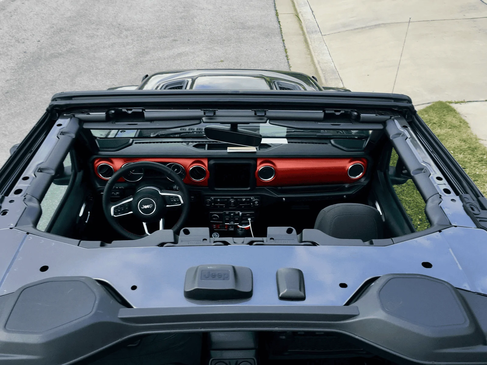 Jeep Wrangler JL GMRS (antenna) mounting idea -- would this work? 1678377048374