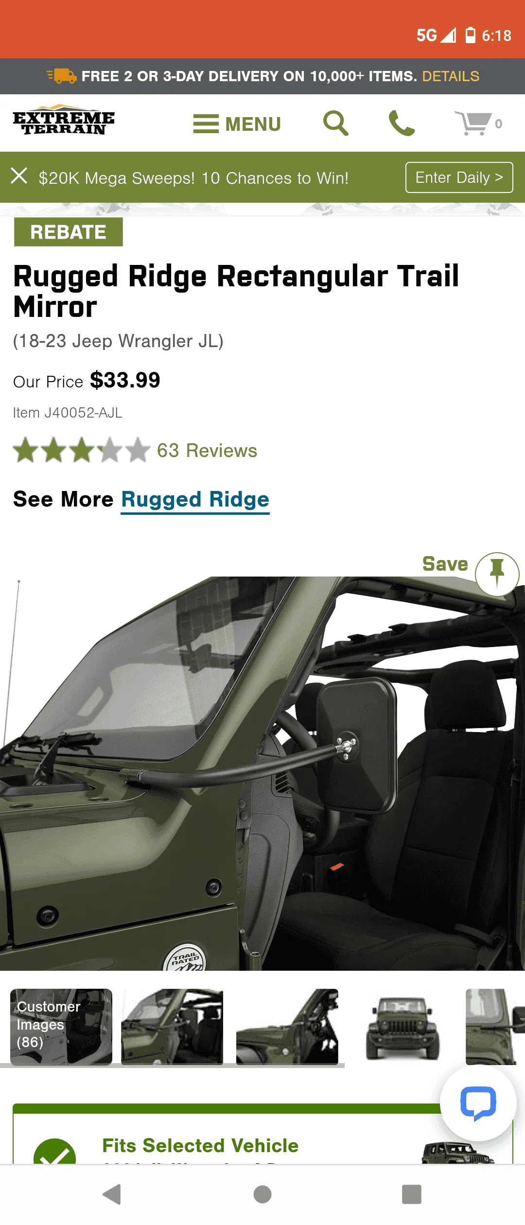 Jeep Wrangler JL How come no one makes brackets for the door hinge mirrors? Screenshot_20230309-181828