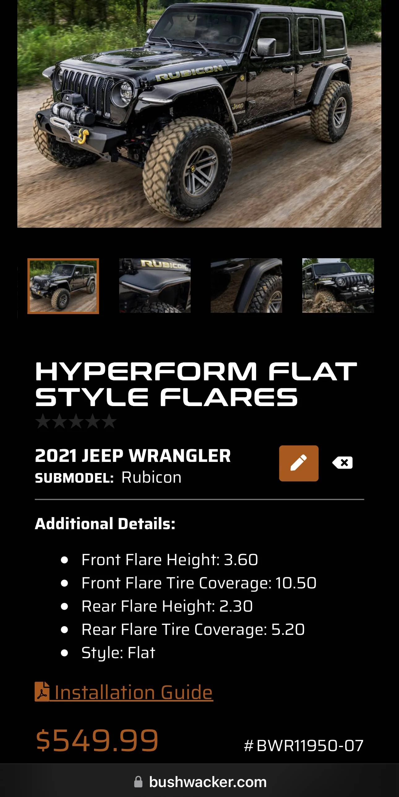 Jeep Wrangler JL Bushwacker Hyperform Trash? 937E34FF-F145-4B3D-B4FA-1A3F3D96911F