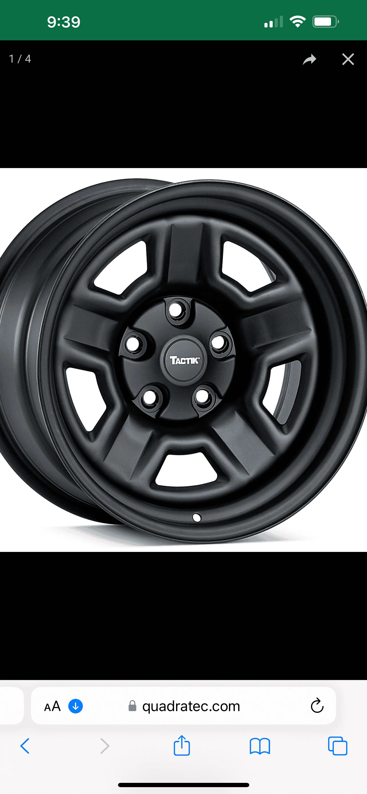 Jeep Wrangler JL WTB: Tactik Steel Wheel AD8125B8-F7FE-4A0E-BA0D-2C68DC663BE0
