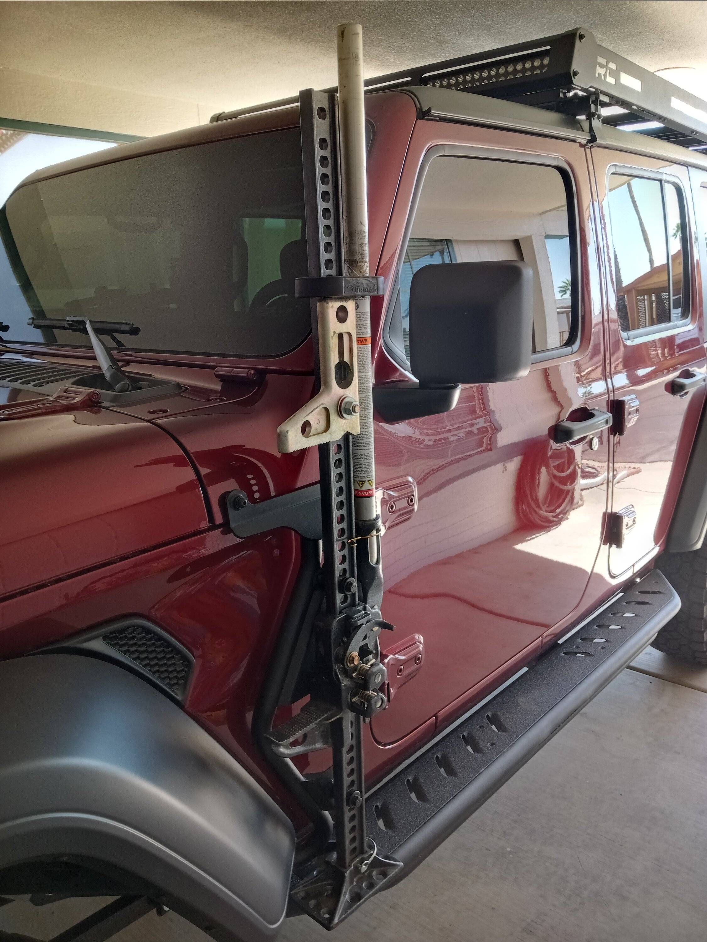 Jeep Wrangler JL Show Me Your Side Steps/Rails Jack Mount 05