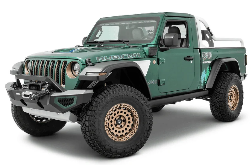 Jeep Wrangler JL JT Gladiator on cover of new Quadratec catalog 1678598366673