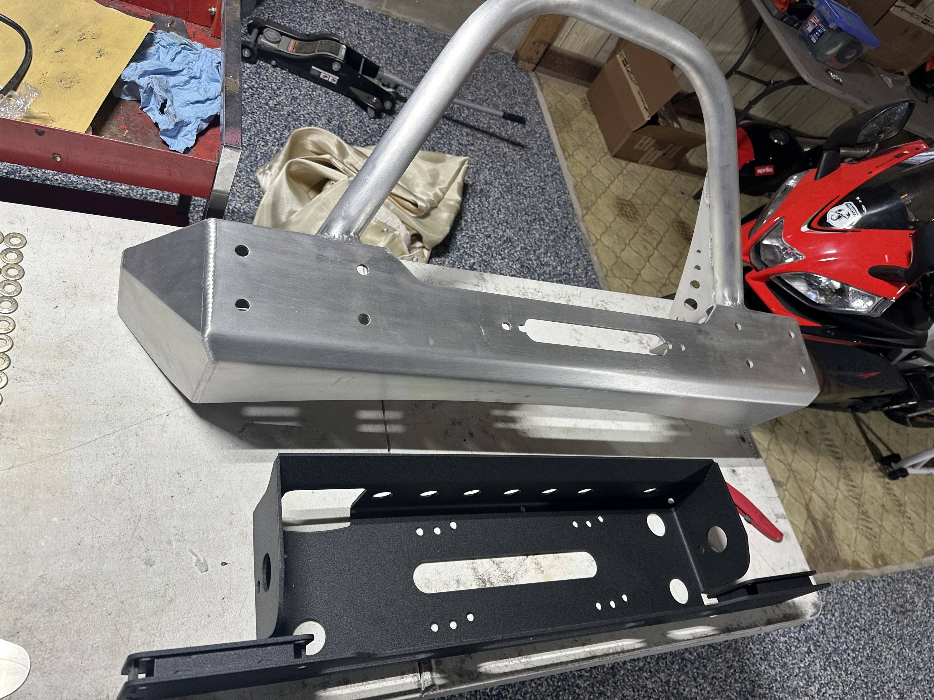 Jeep Wrangler JL GenRight Front Bumper w/Winch Plate Install 60B5672A-D680-4C05-8B50-167272CFF37E