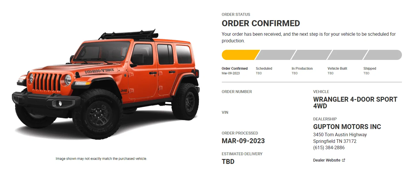 Jeep Wrangler JL 2023 Orders - Check in here Screenshot 2023-03-13 091701