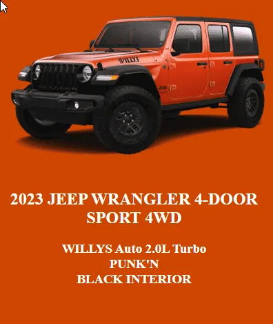 Jeep Wrangler JL 2023 Orders - Check in here 1678806434340