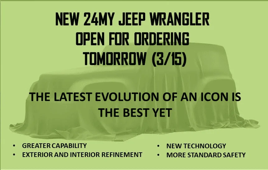 Jeep Wrangler JL 2023 Model Year Build Out! 1678830118989