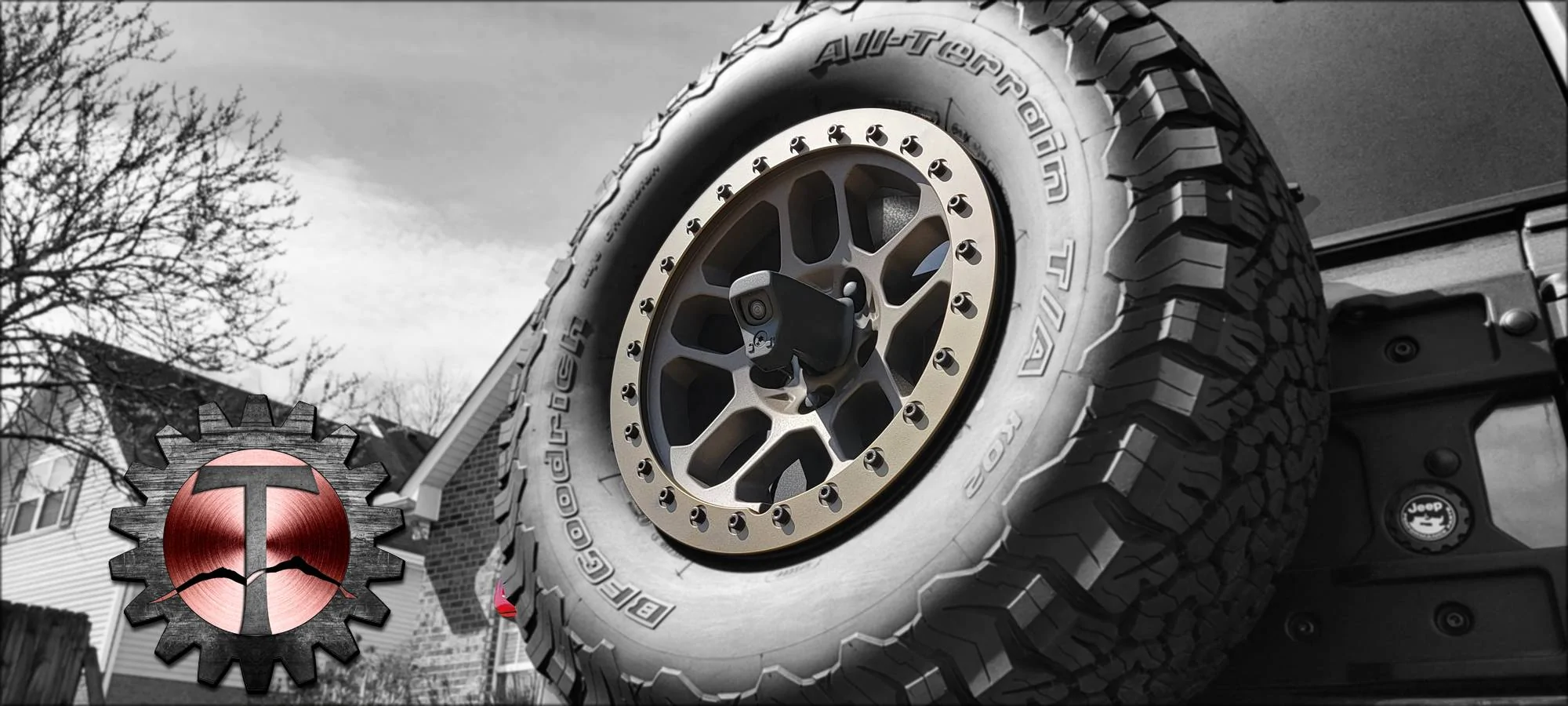 Jeep Wrangler JL Functional Beadlock Rings  for ALL Beadlock Capable Wheels from Traction Off Road HDBronz