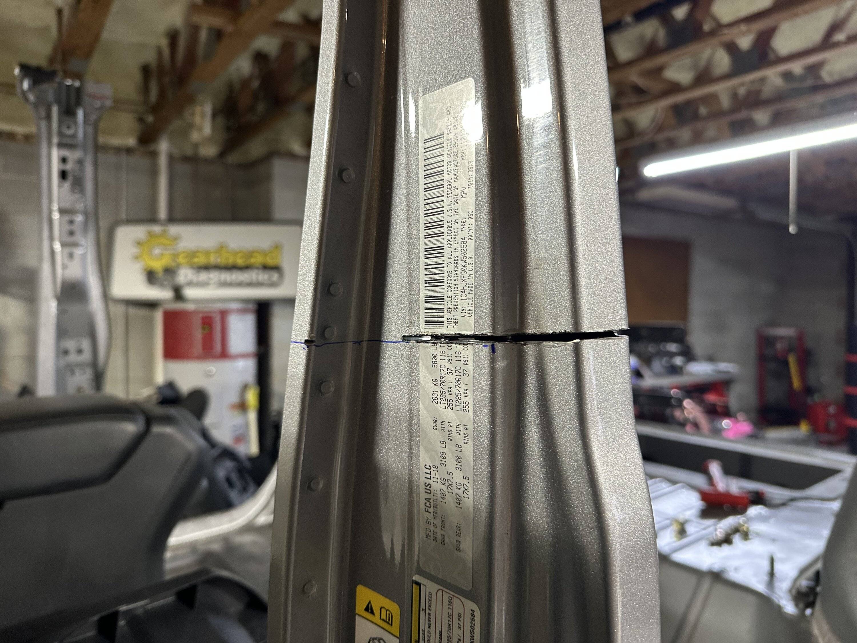 Jeep Wrangler JL GenRight B-Pillar Chop EEA6B879-056E-4212-8DBE-D57979B09AFA