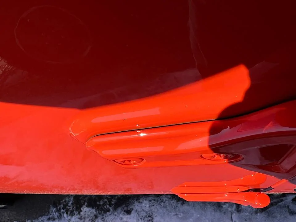 Jeep Wrangler JL Bubbles in Paint at Door Hinges ED632808-26DF-43F6-810A-2898EF550255