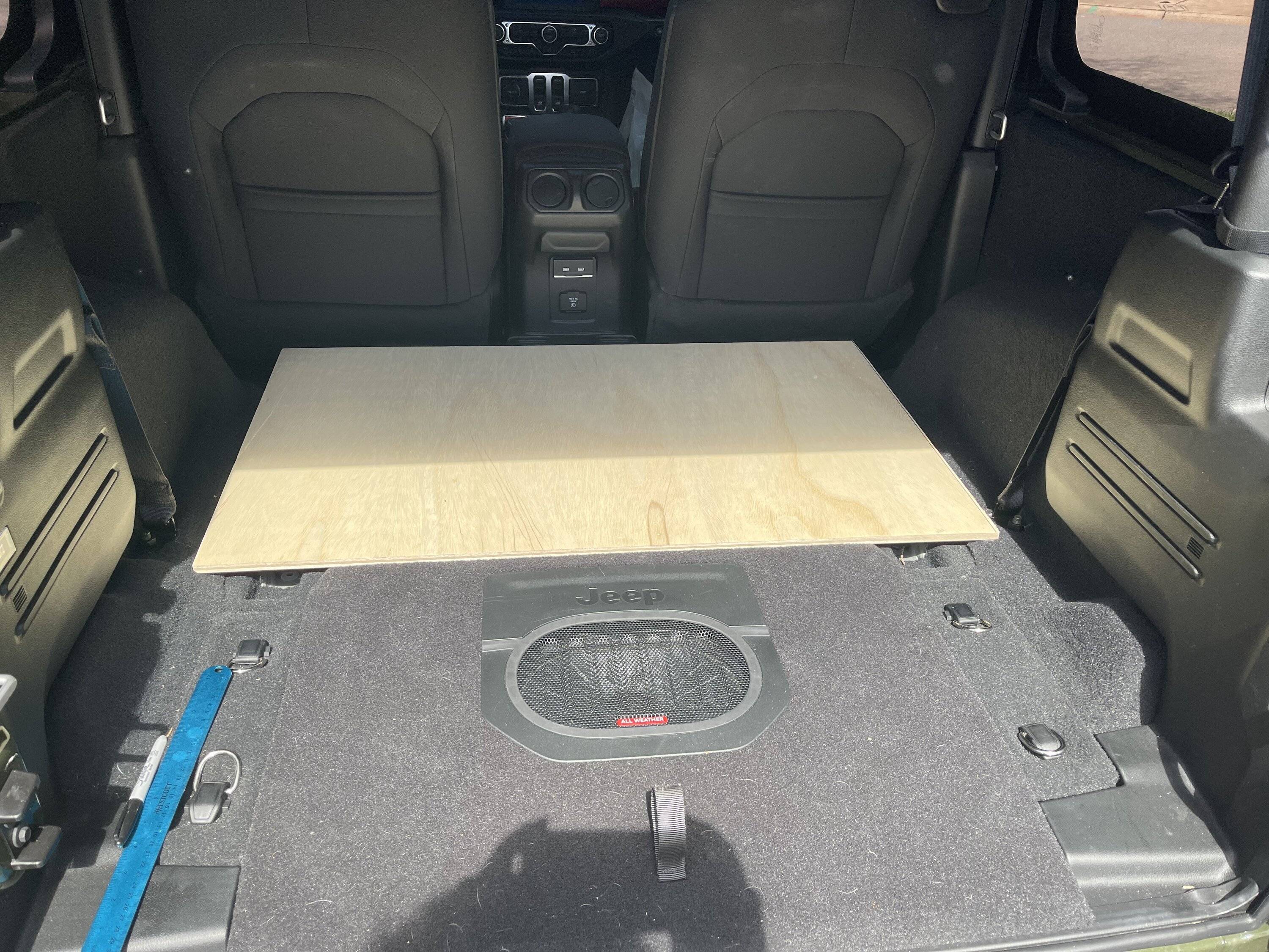 Jeep Wrangler JL DIY 2 Door Storage Plate System fit